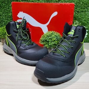 PUMA Rapid Mid EH Boots - Black/Lime 10.5 M NEW